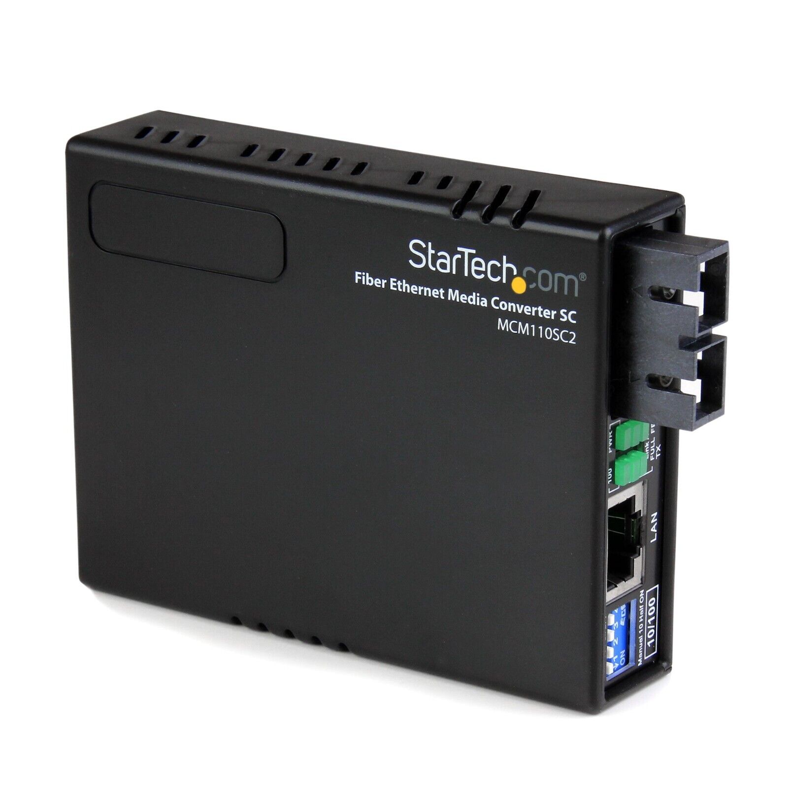StarTech MCM110SC2 10/100 Fiber to Ethernet Media Converter Multi Mode SC 2 km