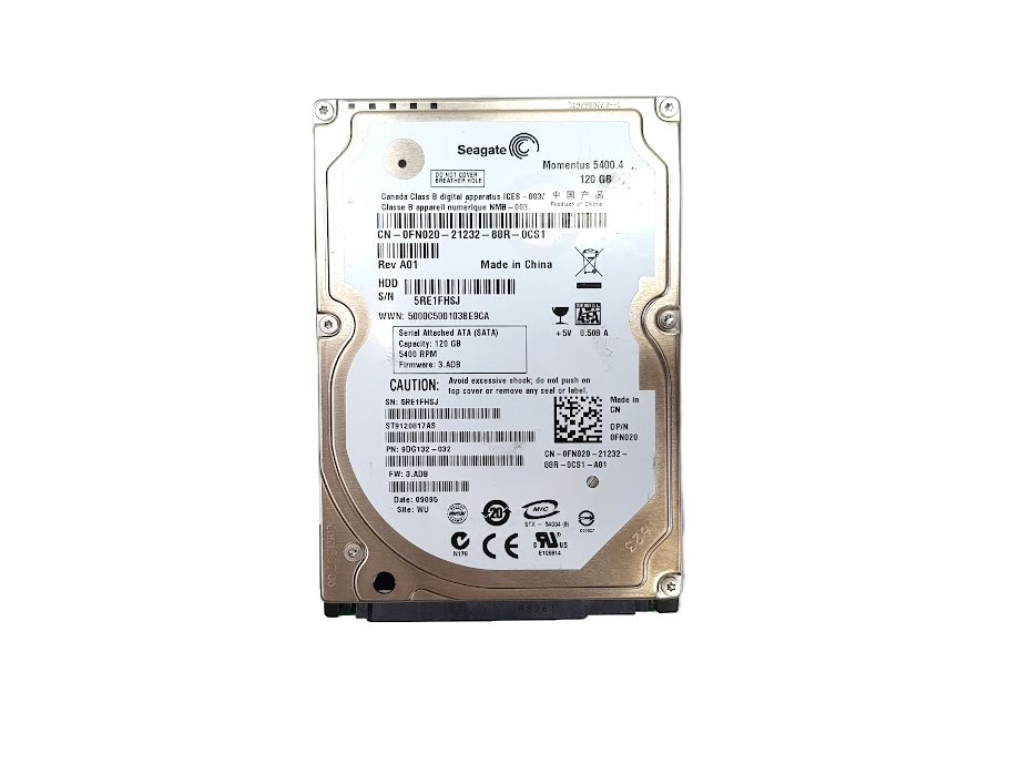 Seagate Momentus 5400.4 120GB Internal 5400RPM 2.5" ST9120817AS HDD Hard Drive
