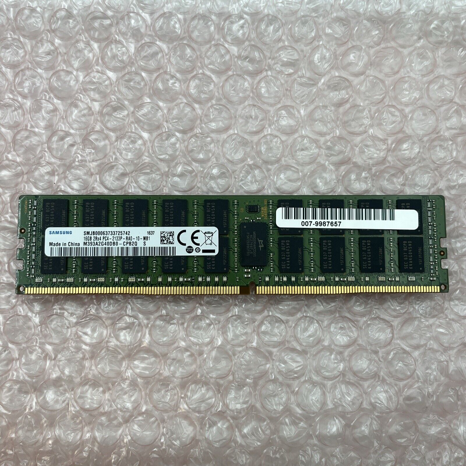 Lot of 12 -Samsung M393A2G40DB0-CPB 16GB 2Rx4 PC4-2133P DDR4 Server Memory RAM