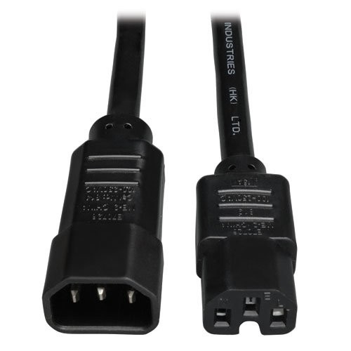 Tripp Lite P018010 10ft Heavy Duty Power Cord 16A 14AWG Black