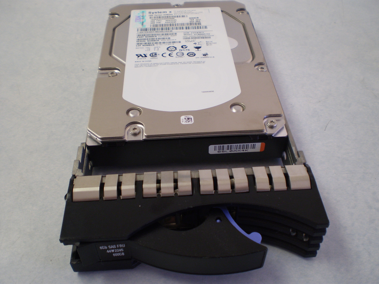 44W2245,44W2244,44W2246  IBM 600GB 15K 6Gbps SAS 3.5" Hot-Swap HDD
