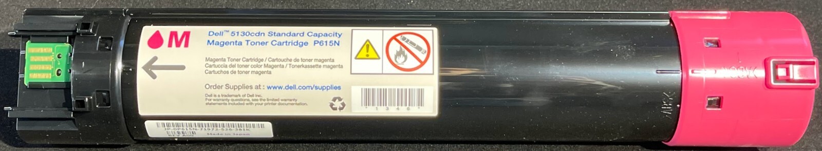 GENUINE Dell 5130cdn High Capacity Magenta Toner Cartridge P615N CT201346