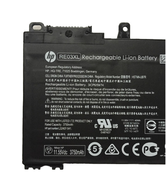 Genuine OEM 55.8Wh LK03XL Battery for HP Envy X360 15-bq 15m-cp 15z-cp 17-ae US