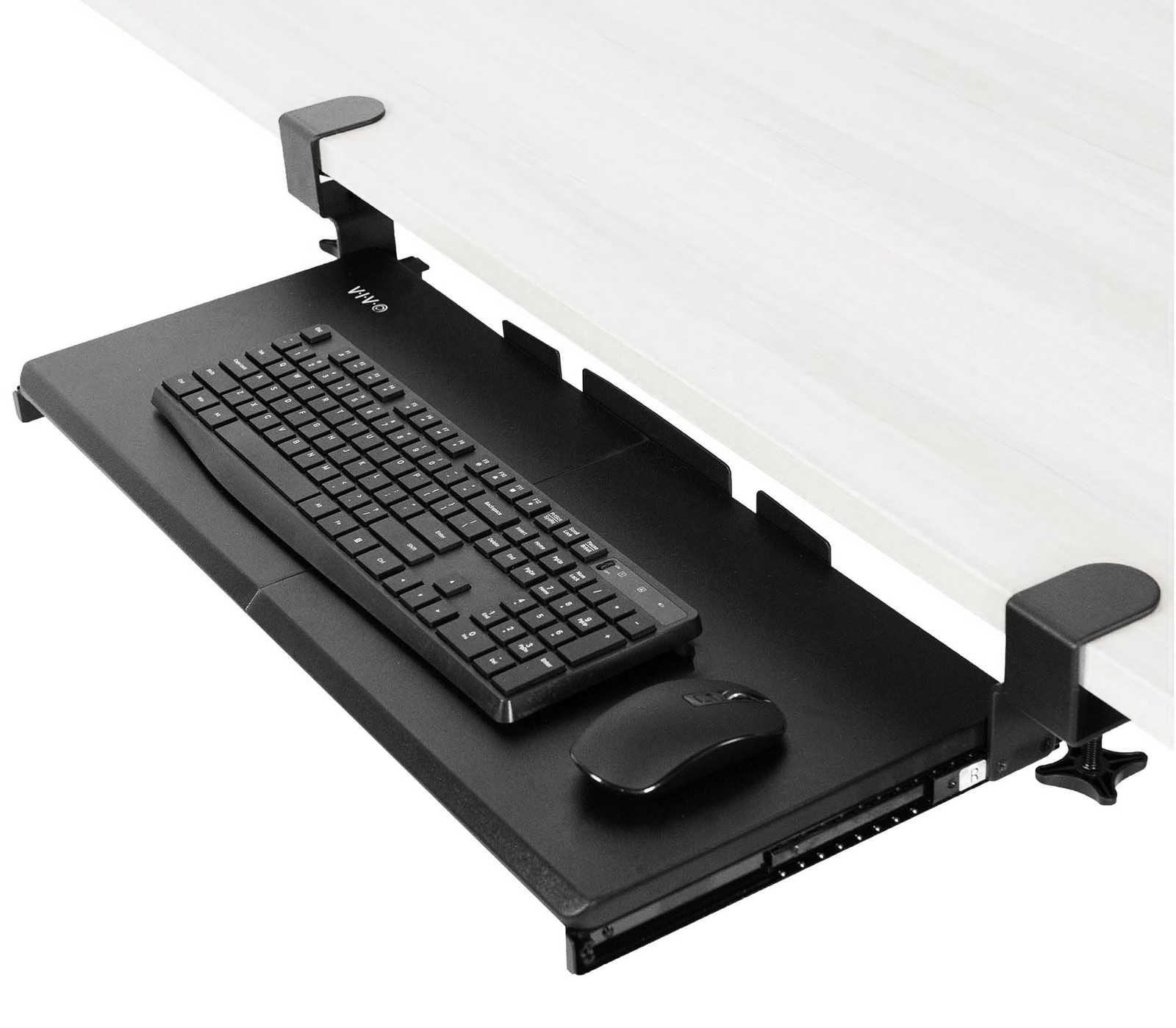Keyboard Tray Clamp-on 27 x 11 in with MOUNT-KB05E