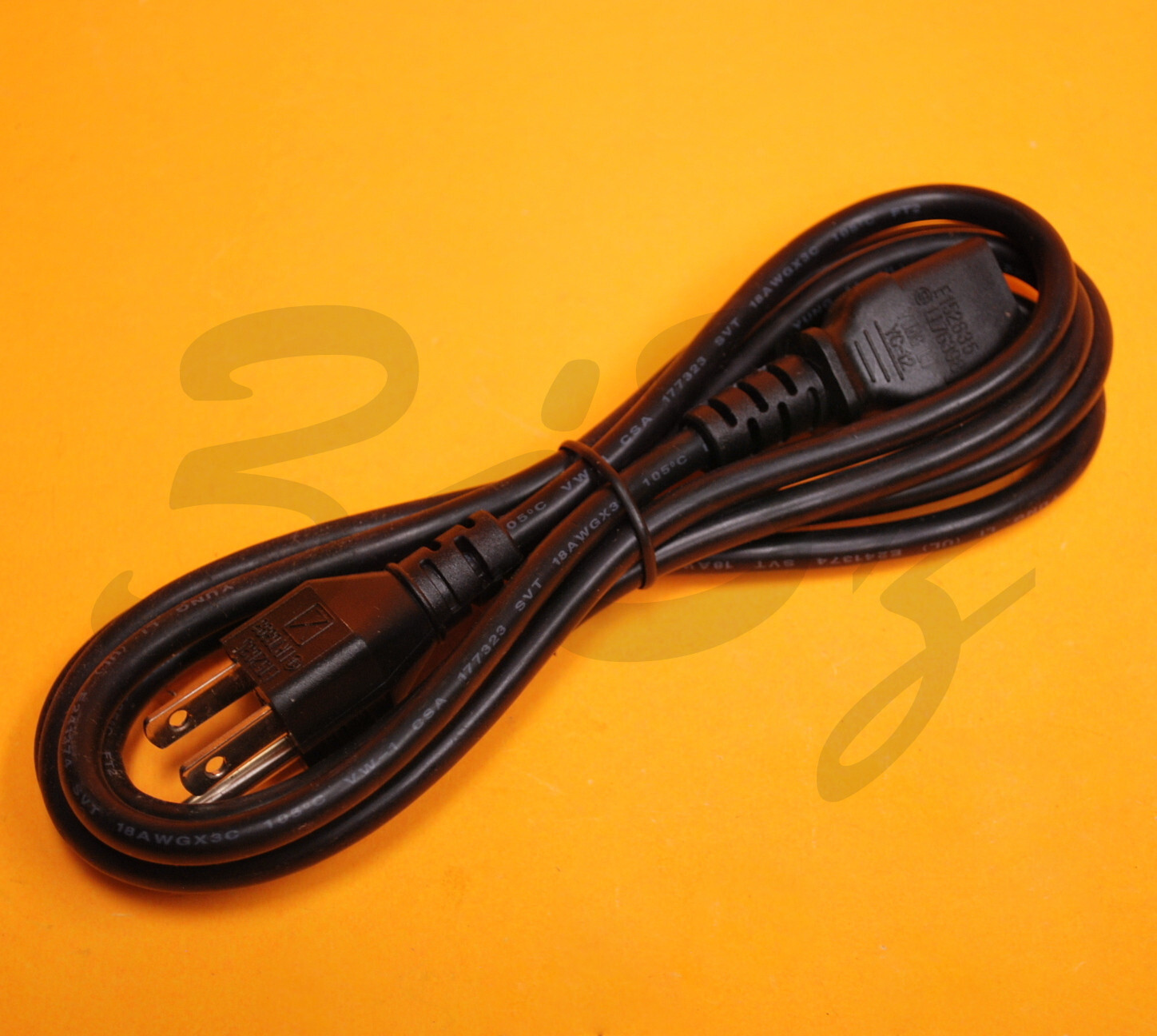 Yung Li YC-12 E152635 6' Computer Power Cord LL76398 10A 125V