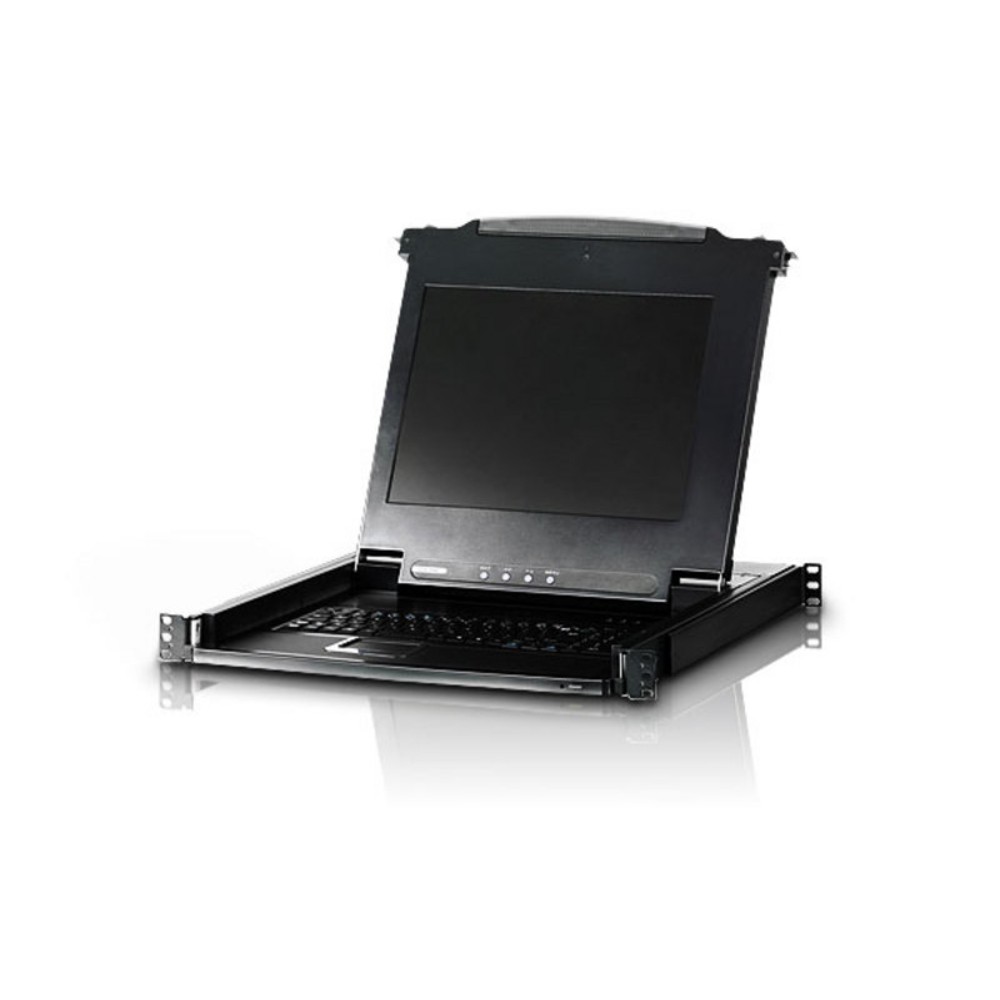 ATEN CL1000M 17Inch Single-Rail Lcd Integratedconsole Ps/2 Usb 1 X Sphd Female
