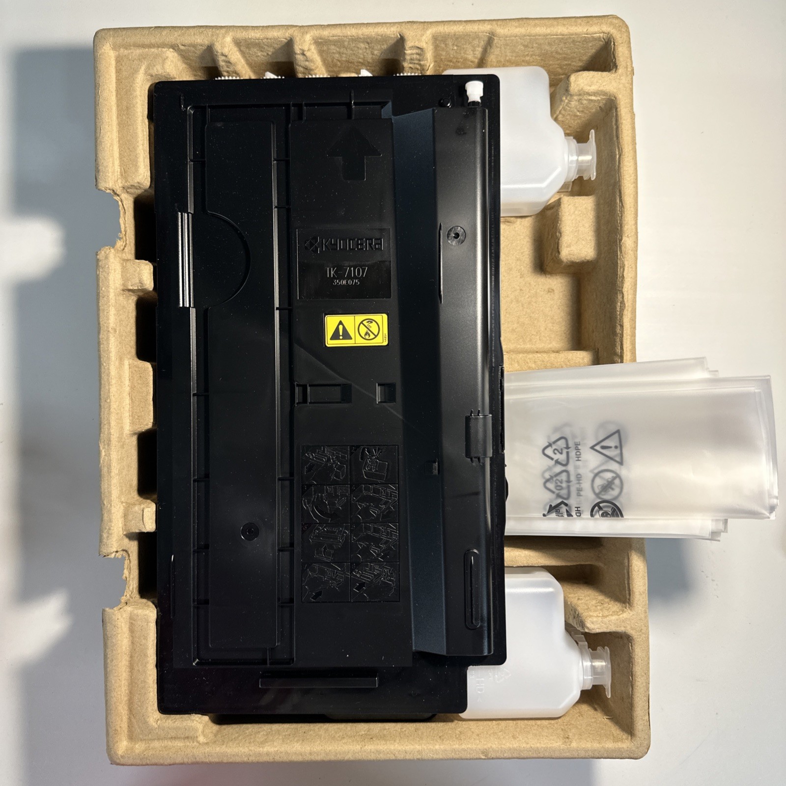 Kyocera TK-7107 Black Toner Cartridge Kit - 1T02P80US0J