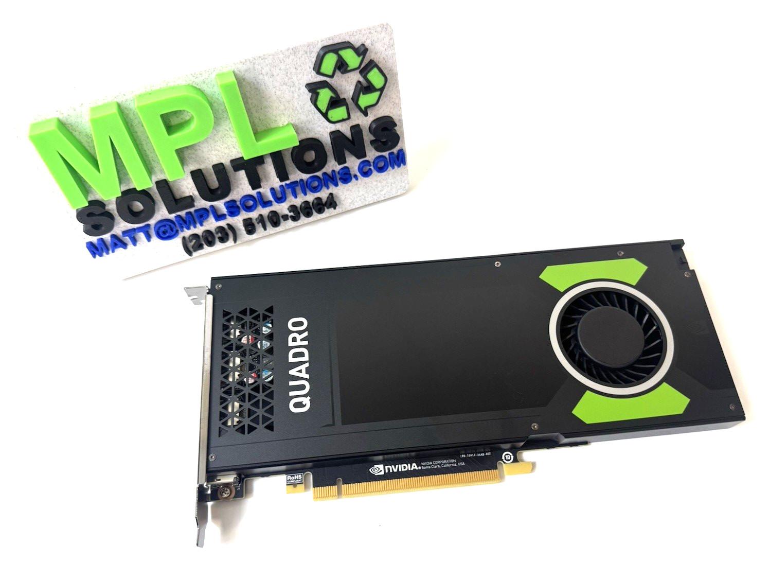 NVIDIA Quadro P4000 8GB GDDR5 PCIe 4 x DisplayPort Graphics Card 919989-002