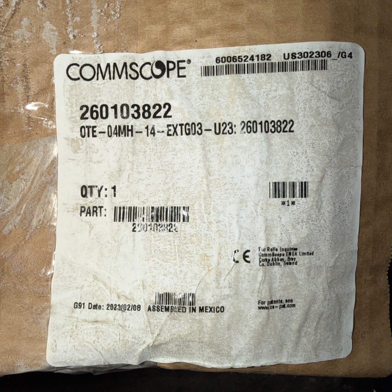 Commscope Mini-OTE 300 260103822 OTE-04MH-14-EXTG03-U23