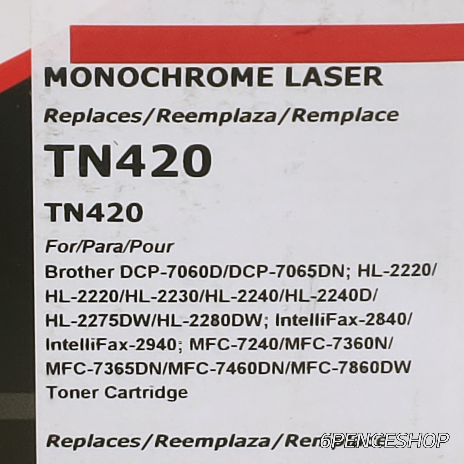 2pk NEW For Brother TN420 / TN450 Black Toner Cartridge LOT OF 2
