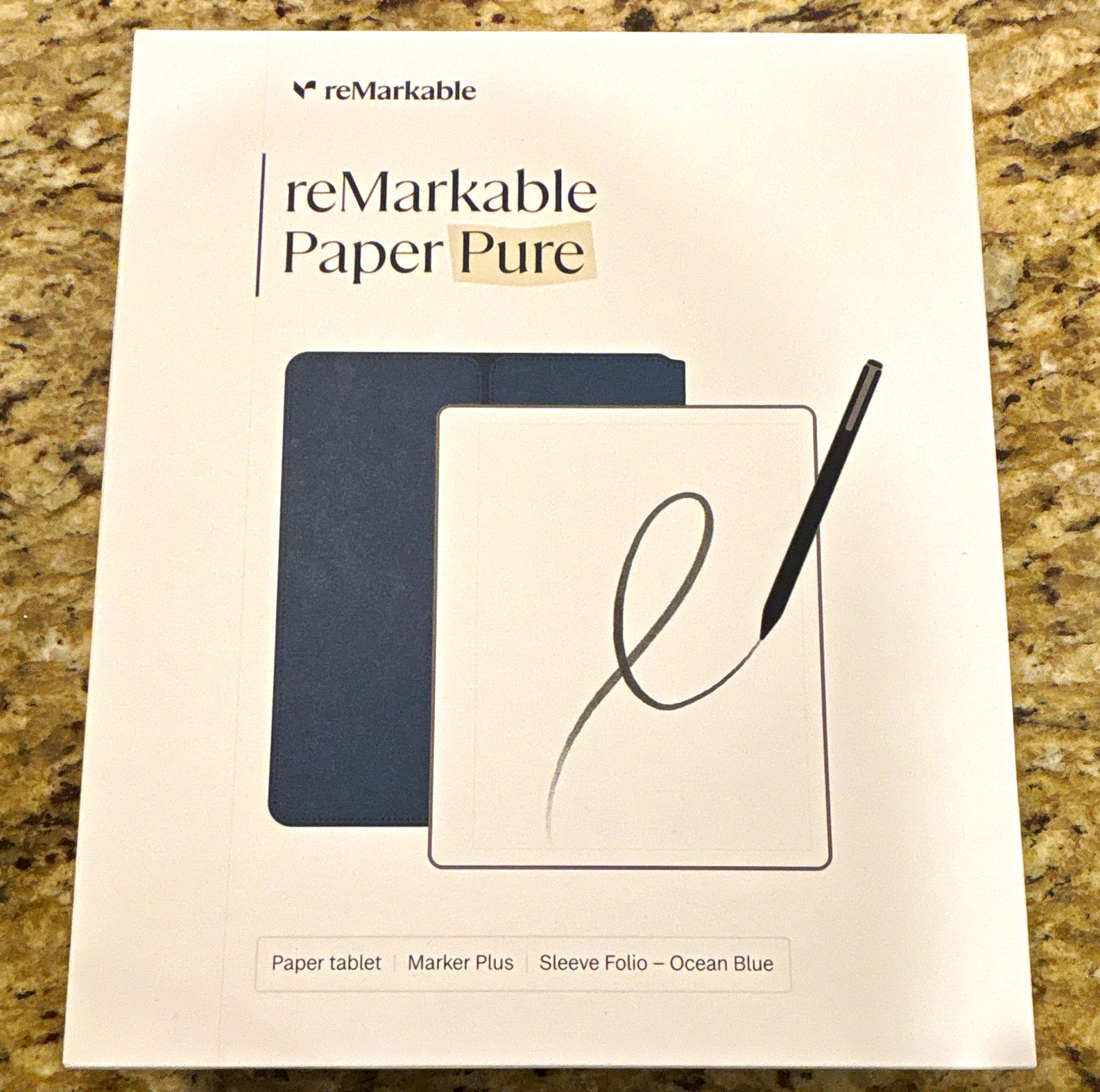reMarkable Paper Pure 10.3in 32GB Wi-Fi 2GB RAM w/ Marker Plus Folio