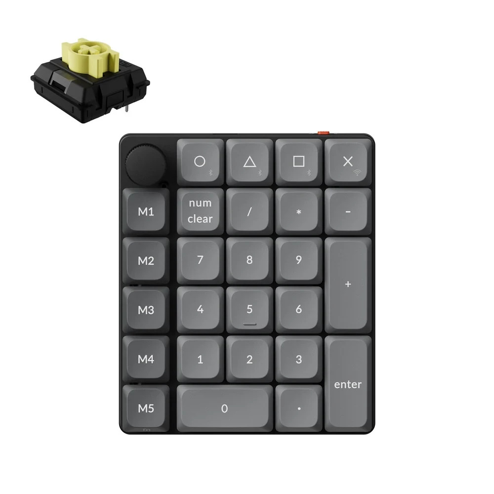 Keychron K0 Max Wireless Mechanical Numpad Number Keypad K0M-H4 Banana Tactile