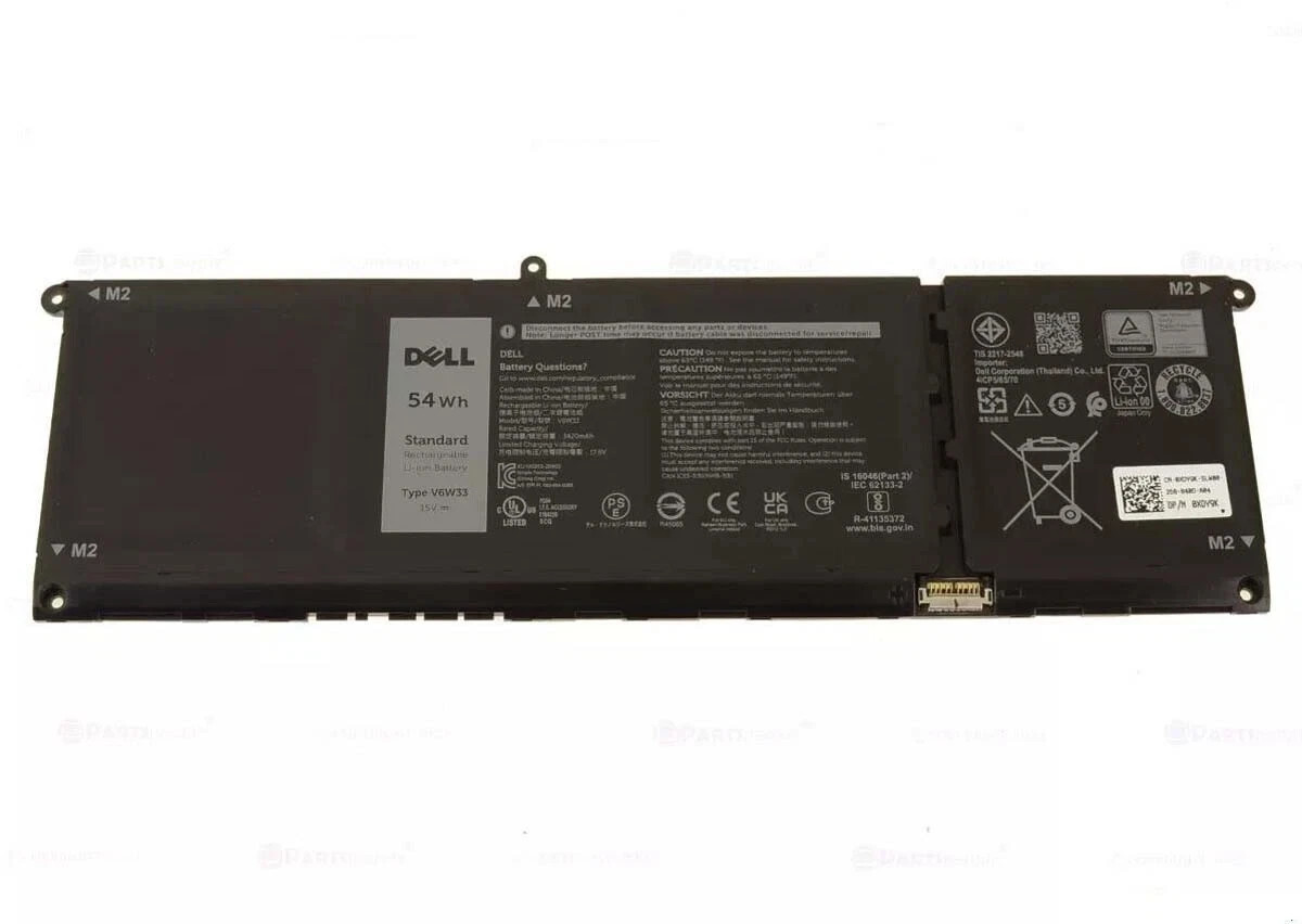 Genuine V6W33 Battery For Dell Inspiron 5310 5510 3511 5630 5625 Vostro 5620 US