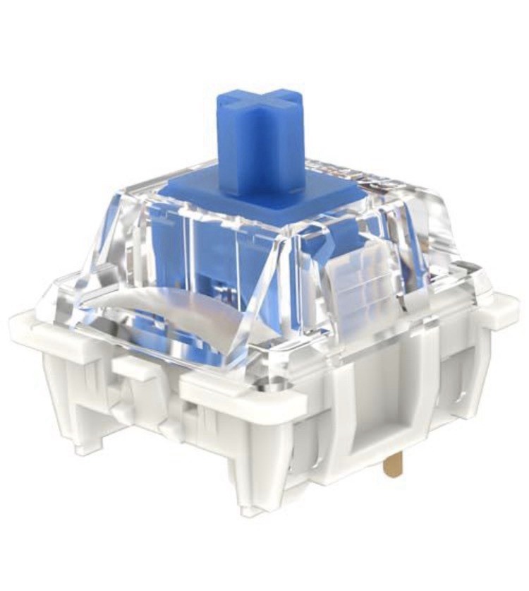 Gateron G Pro 3.0 Blue Switches 108pcs Mechanical Keyboard 3-Pin Clicky Pre-Lube
