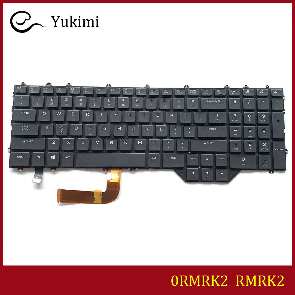 0RMRK2 FOR DELL Alienware M17 R4 Laptop Black English without Backlight Keyboard