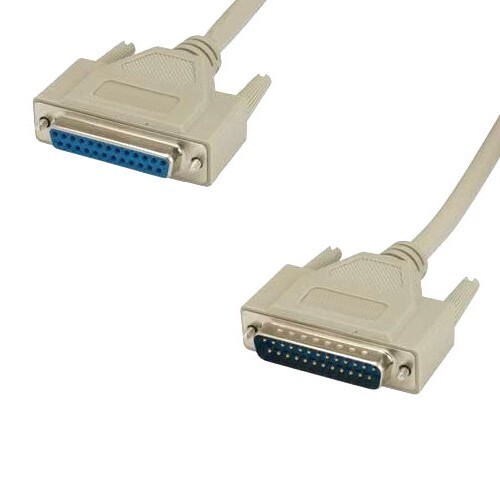 Lot 10pcs 100FT DB25 Serial Printer Modem Extension Cable Cord 28AWG M/F RS-232