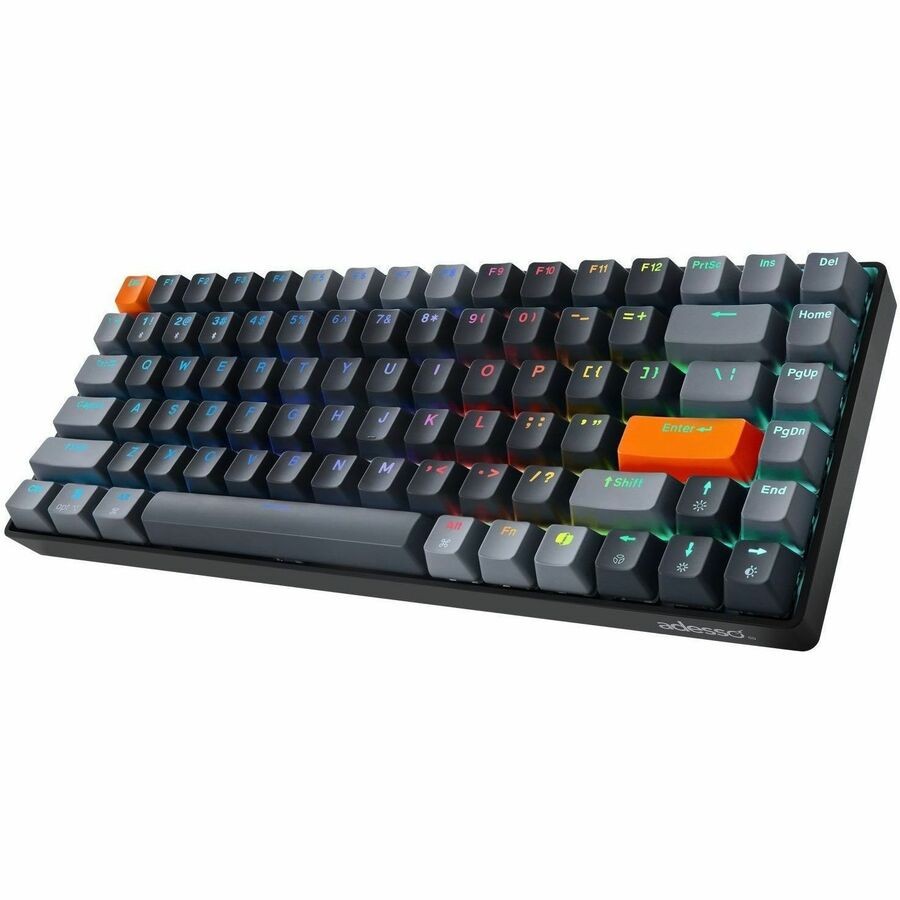 ADESSO EasyTouch 1000 Wireless Mechanical Mini Keyboard with Copilot Ai Hotkey