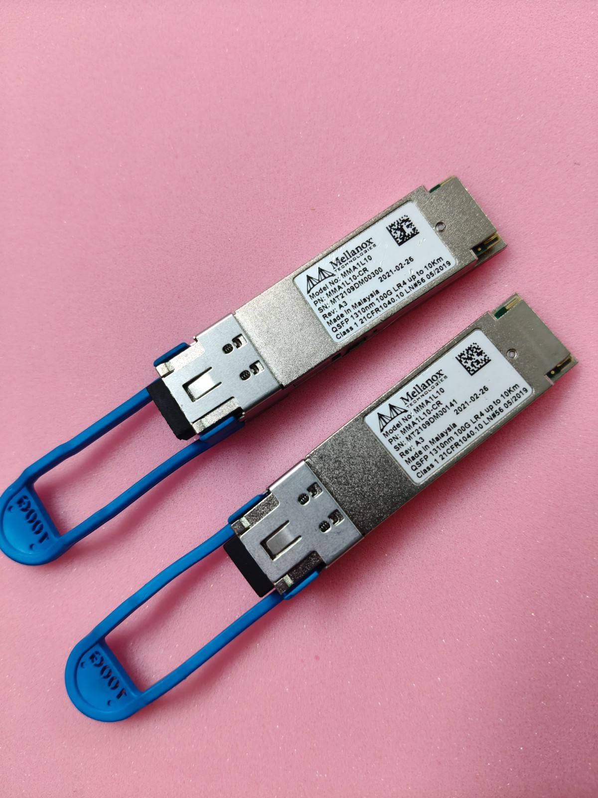 MMA1L10-CR Mellanox MMA1L10 100Gbps QSFP28 LR4 SMF 1310nm 10km