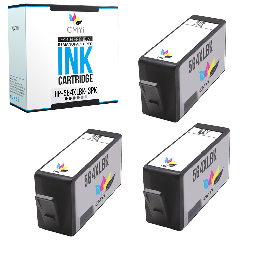CMYi 3X Compatible HP 564XL Black Printer Ink for PhotoSmart 5510 5511 5512 5514