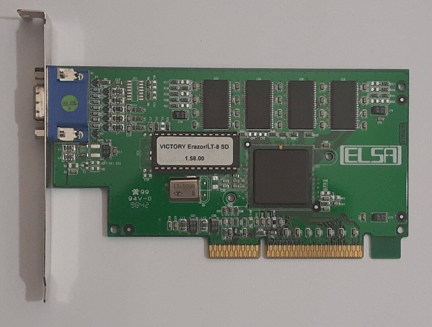 Elsa Victory Erazor LT AGP Graphics Card (Nvidia Riva 128ZX, 8MB, Retro, 1998)