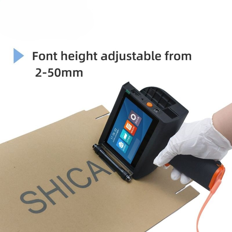 5cm Handheld Inkjet Printer for Carton Box Date Batch Barcode QR Code