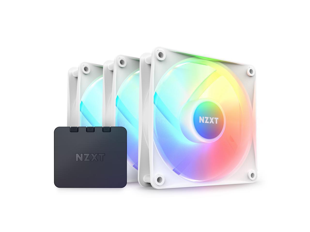 NZXT F120 RGB Core Fan - RF-C12TF-W1 - 120mm Hub-Mounted RGB Fan - Sublime RGB L