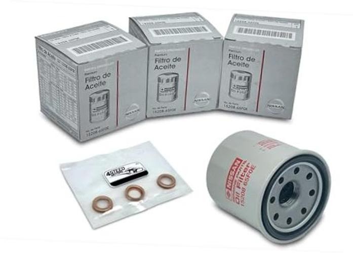 SET 3 PCS NEW Genuine OEM 15208-65F0E Engine Oil Filter +  11026-JA00A 11026
