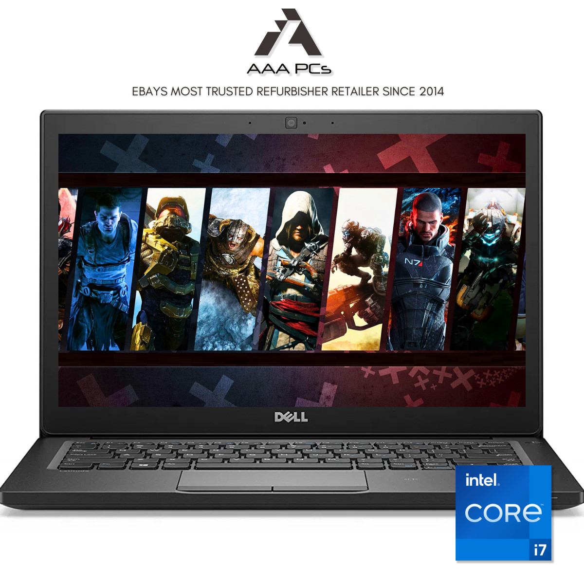 Dell Latitude 7490 i7 14" FHD Laptop 8GB 256GB SSD Win 11 Home
