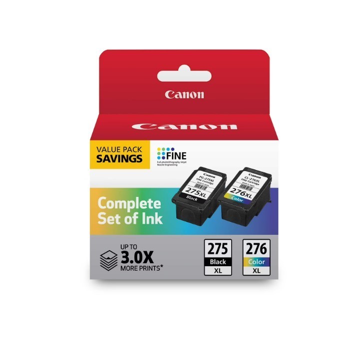 Ink Combo Pack PG275XL/CL276XL - Black & Color Printer Ink Cartridges