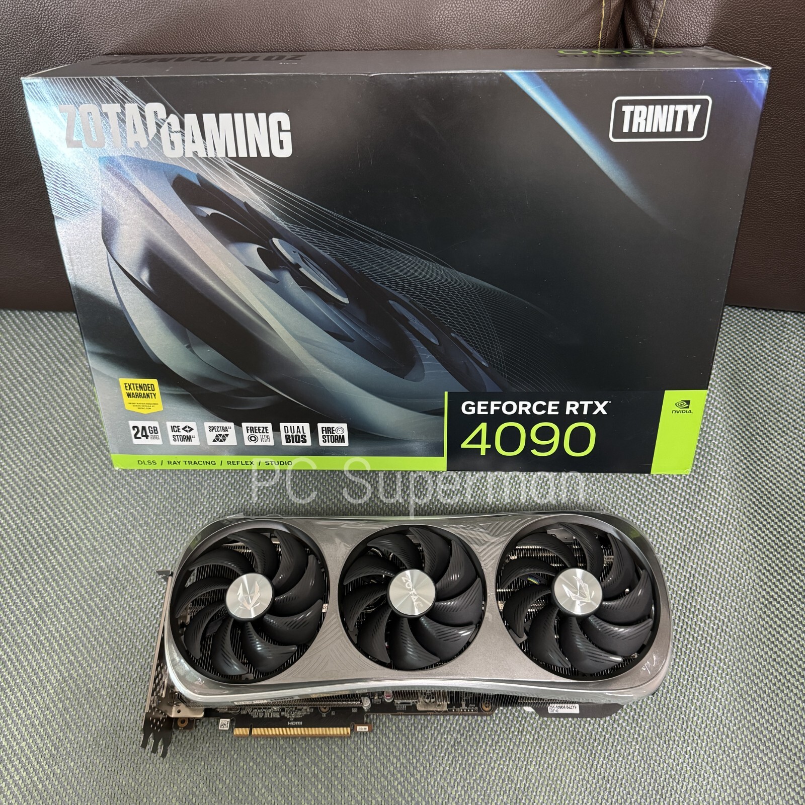 ZOTAC GAMING Geforce RTX 4090 TRINITY OC (No Core, No VRAM) With Box - (FOR PAR