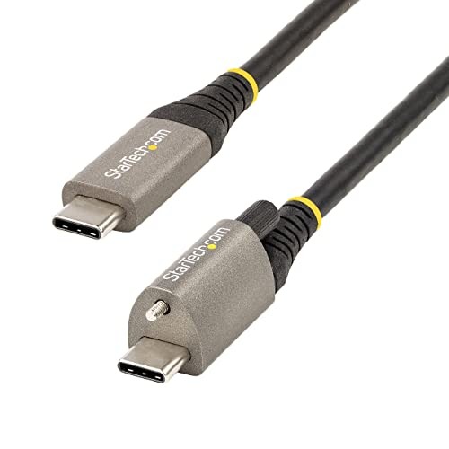 StarTech 20in 50cm Top Single Screw Locking USB C Cable 10Gbps (usb31cctlkv50cm)