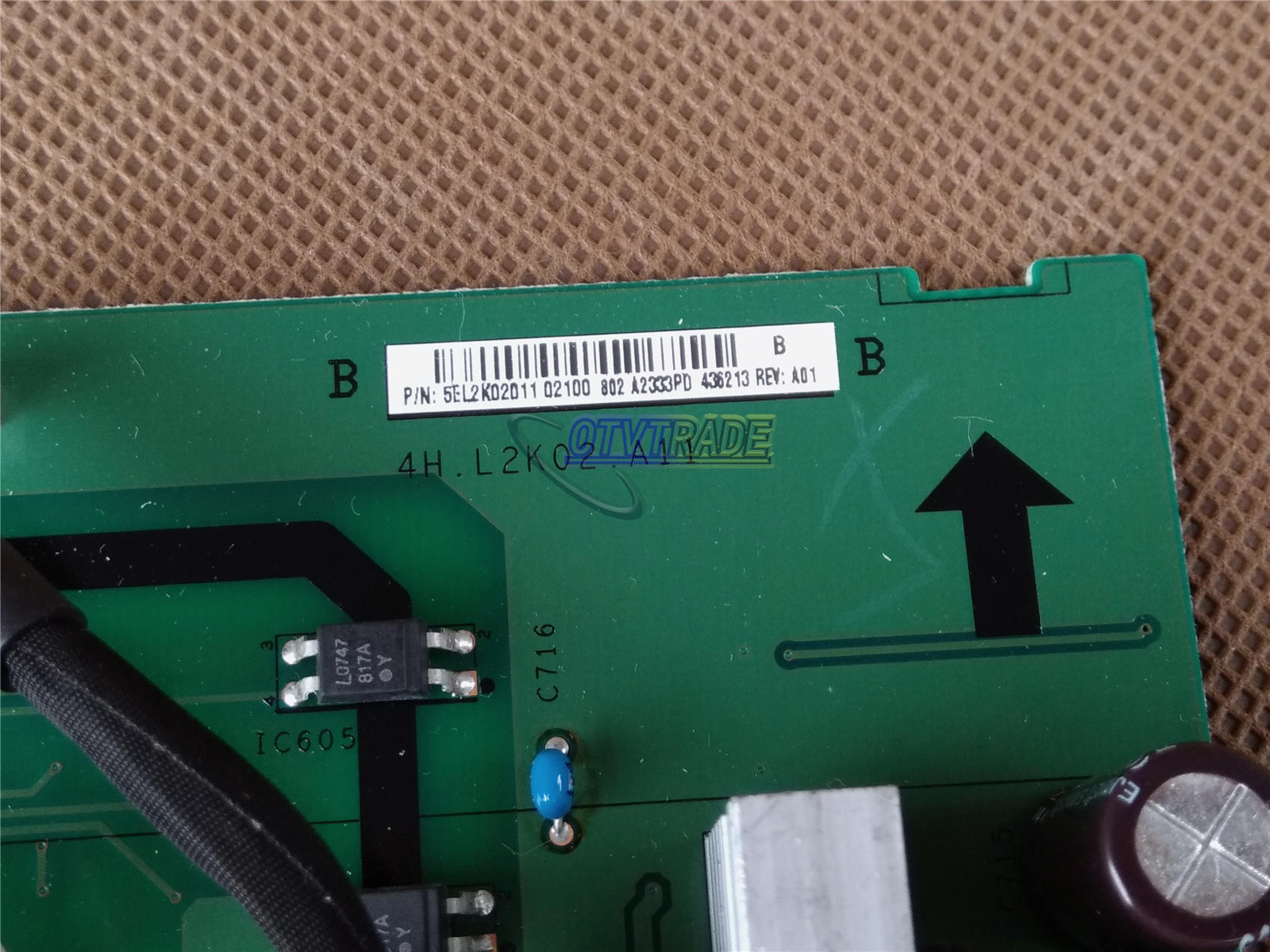 1PCS USED FOR Dell 2407WFPB 2407FPW Power Board 4H.L2K02.A01 With 24 inches