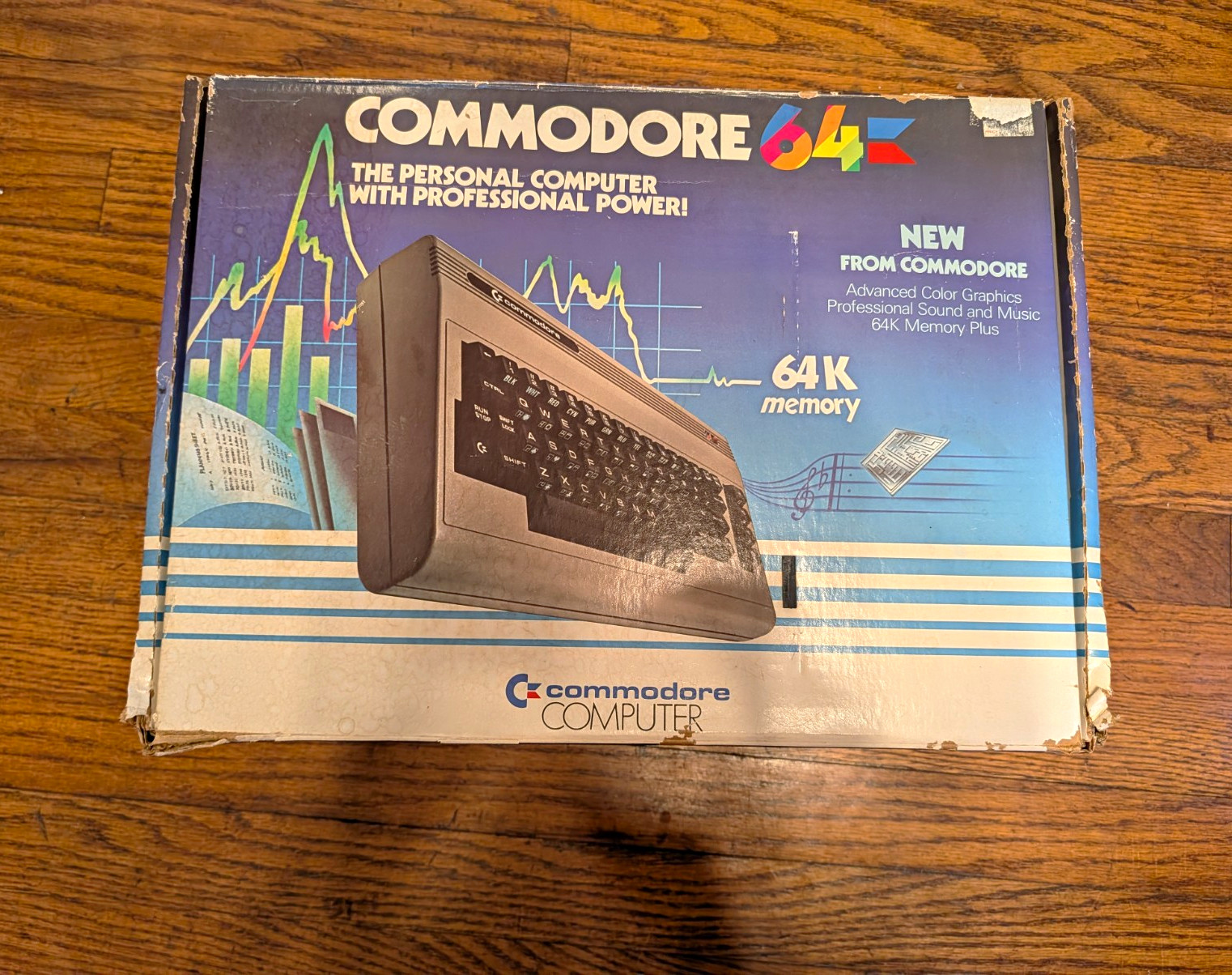 Commodore VIC-20 Vintage Home Computer Boxed w/ Power Supply, TV Switch & Carts