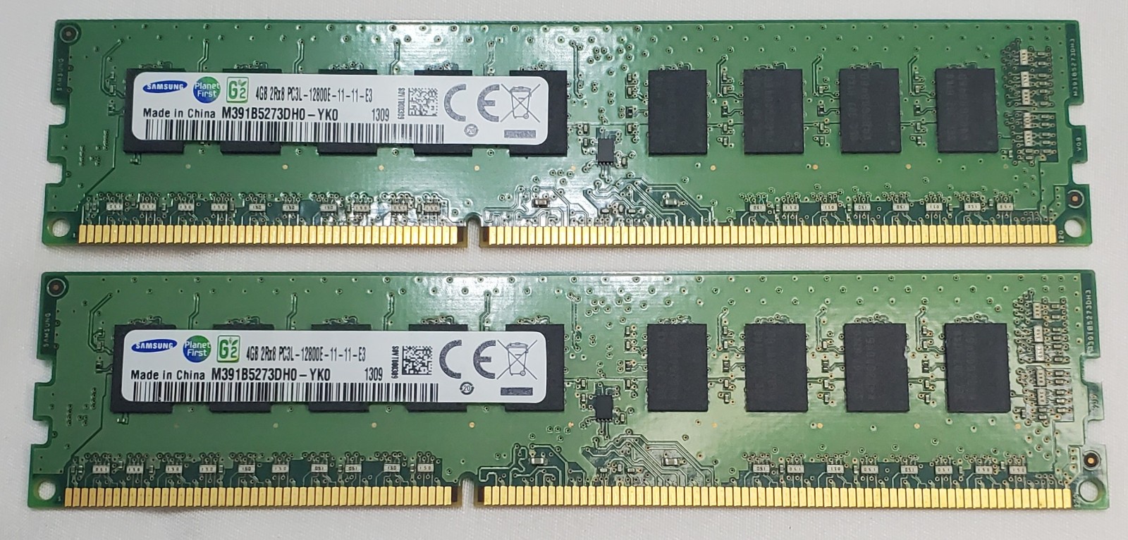 Samsung M391B5273DH0-YK0 8GB (2x4GB) DDR3L 1600MHz ECC UDIMM PC3L-12800E