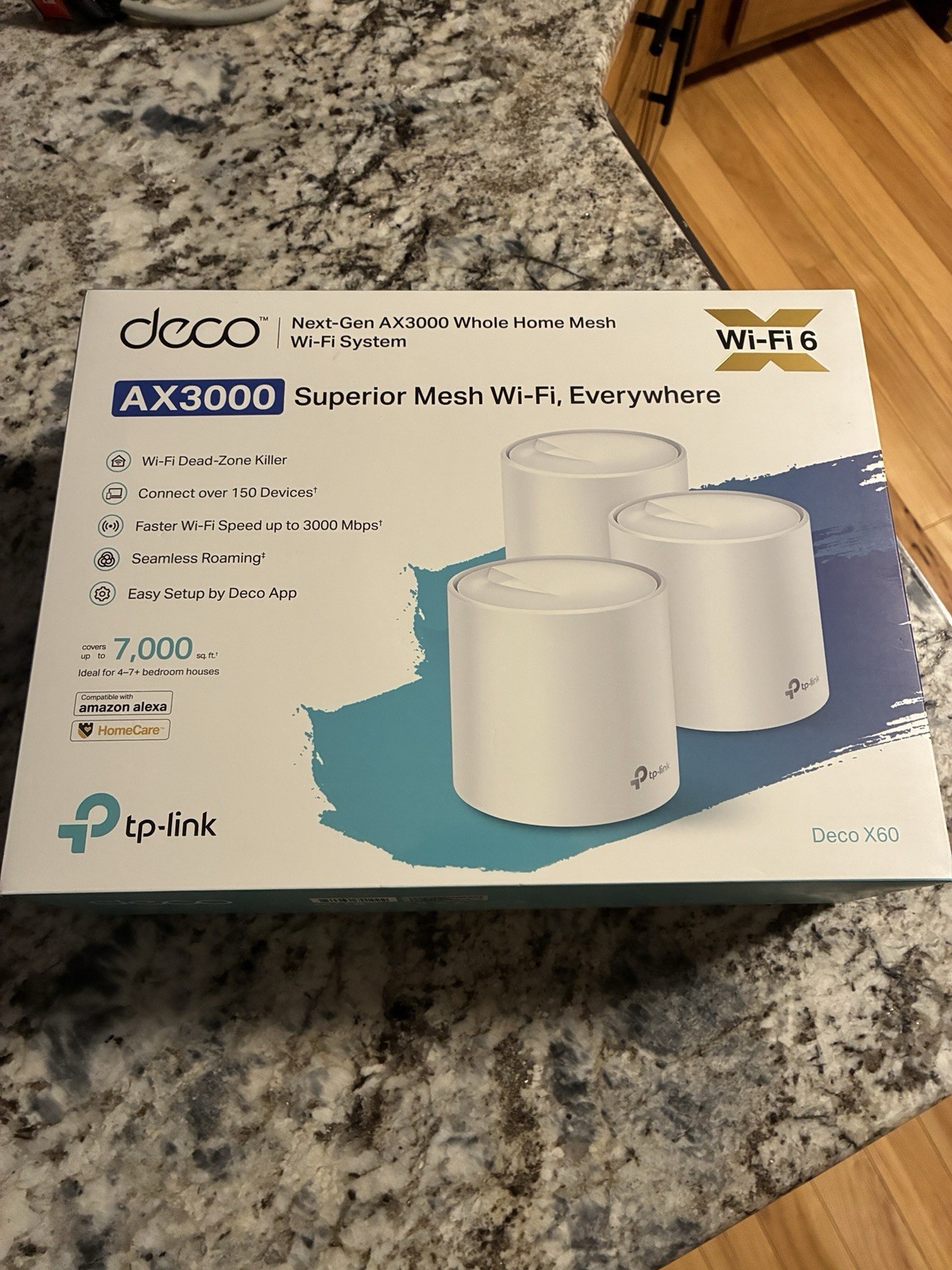 TP-LINK Deco X60 AX3000 Whole Home Mesh Wi-Fi System