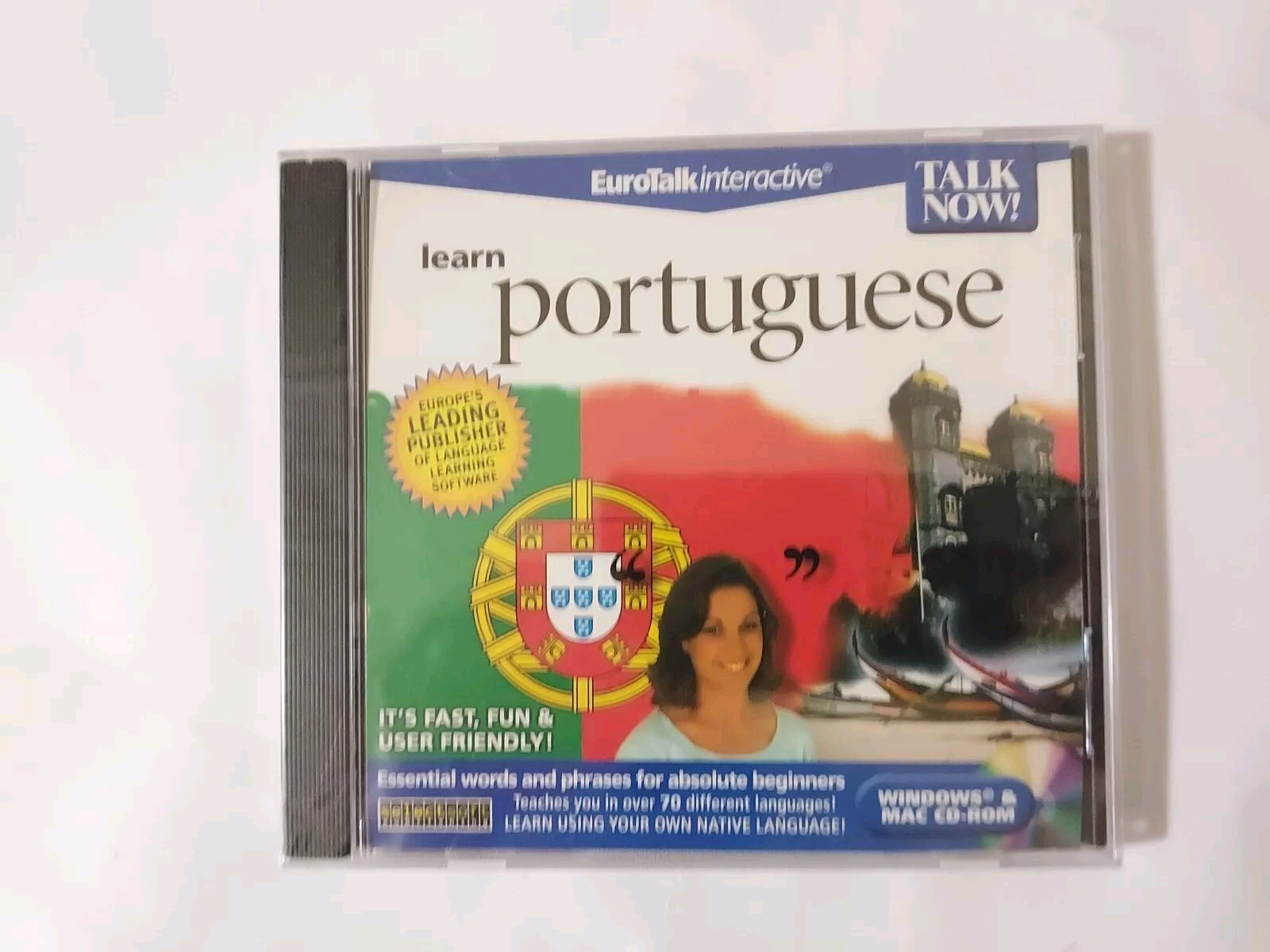 EuroTalk Interactive TALK NOW  * Learn POTUGUESE * WINDOWS  & MAC CD-ROM