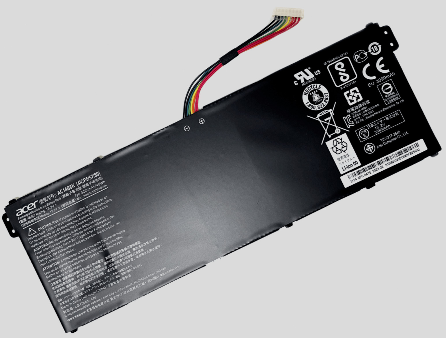 Genuine AC14B8K AC14B3K battery for Acer Chromebook CB3-111 CB5-571 AspireV3-371