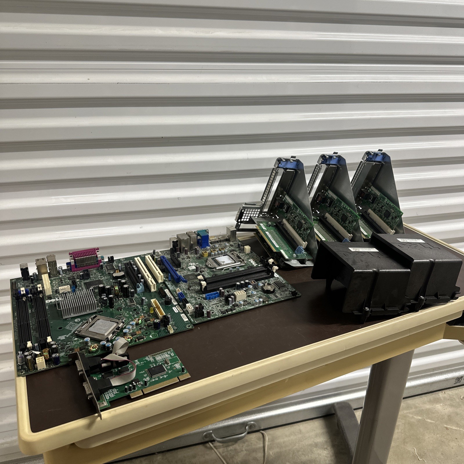 Dell OptiPlex Parts Lot 755 760 380 7020 Motherboards Heatsink PCI Riser Card