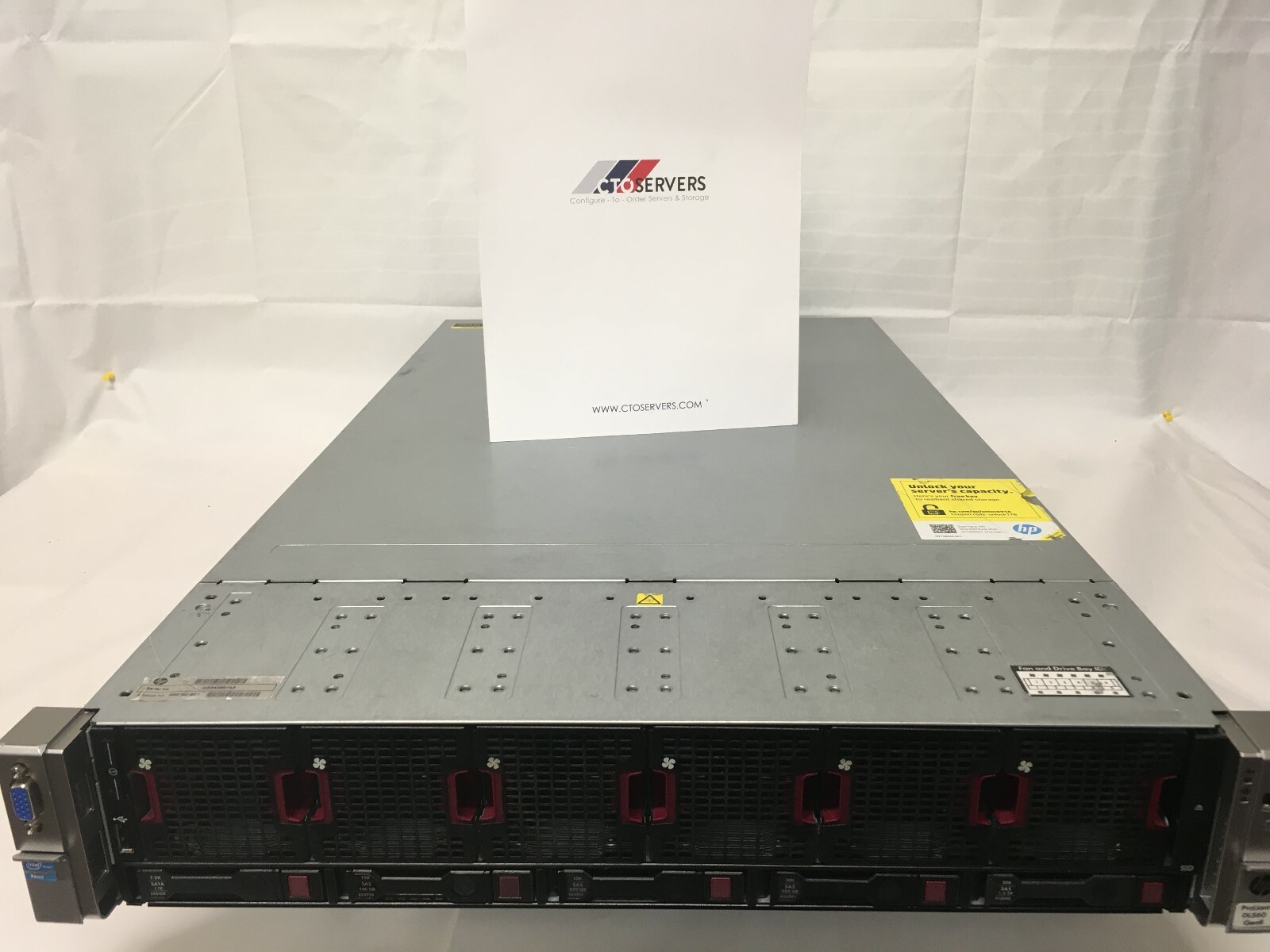 HPE ProLiant DL560 Gen8 Quad E5-4650 *32 Cores/ 64 Threads **64GB RAM 3.6TB SAS
