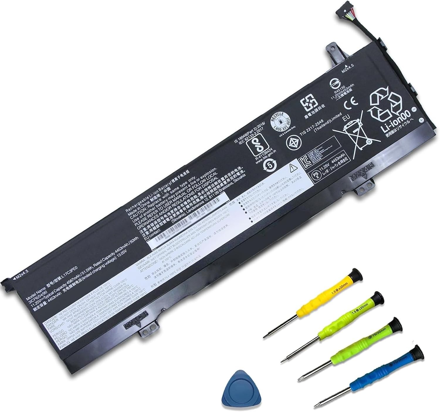 L17C3PE0 L17L3PE0 Laptop Battery for Lenovo Yoga 730 15IWL 730 15IKB 11.25V