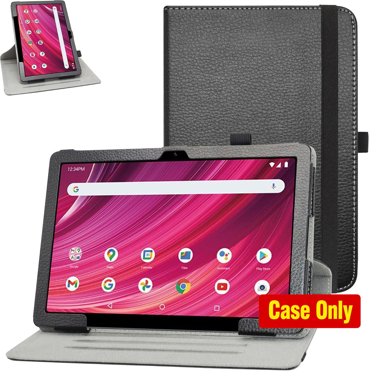 Case for BLU M10L Plus 10.1" Tablet, 360 Degree Rotary Stand, Cute Pattern Cover