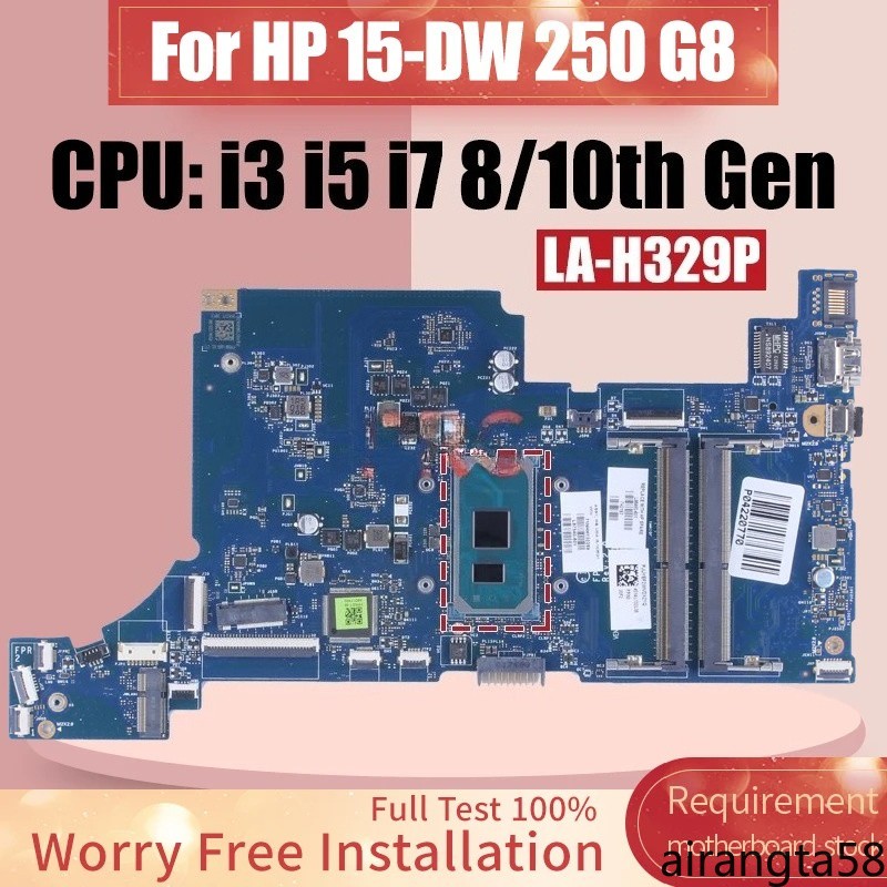 LA-H329P For HP 15-DW 250 G8 Motherboard i3 i5 i7 Gen L86465-601 L86470-601