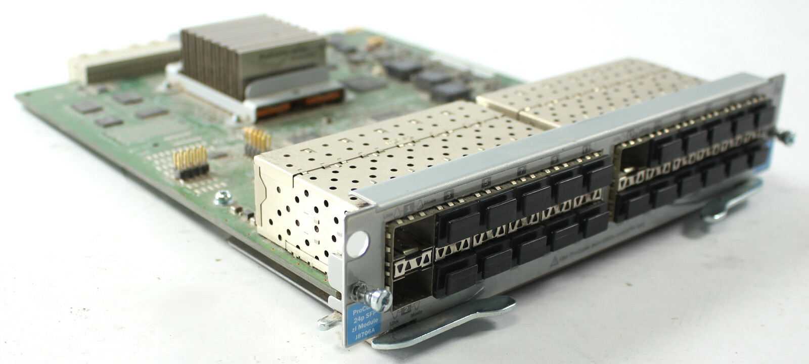 Lo t of 2 HP PROCURVE 24P SFP ZL MODULE J8706A ZL  MODULE 24-PORT T2-B17