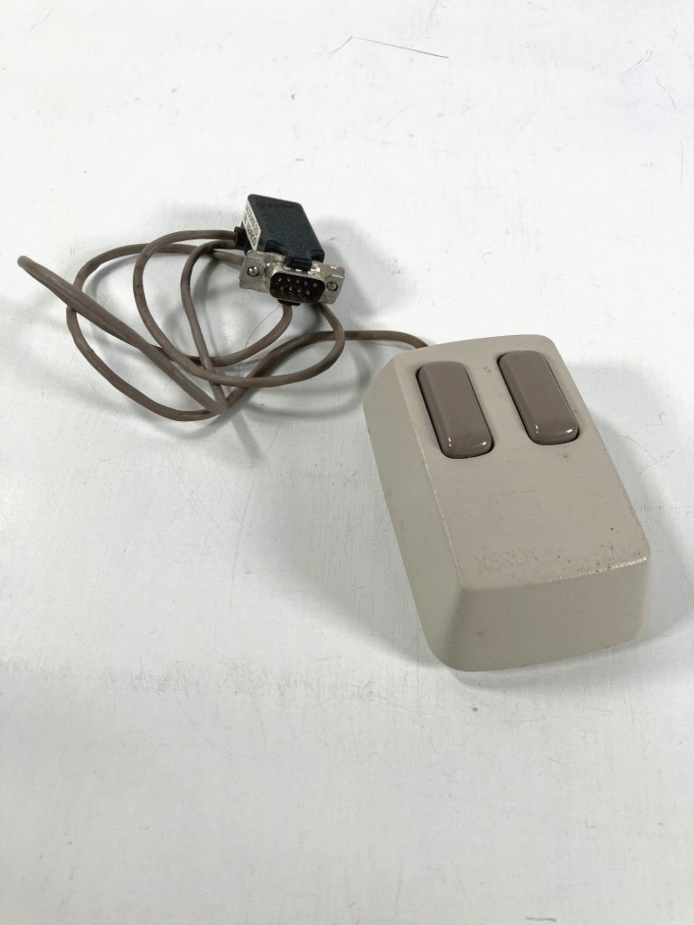 *Very Rare* Vintage 1981 Xerox 8010 "Dandelion" Star Computer Optical Mouse