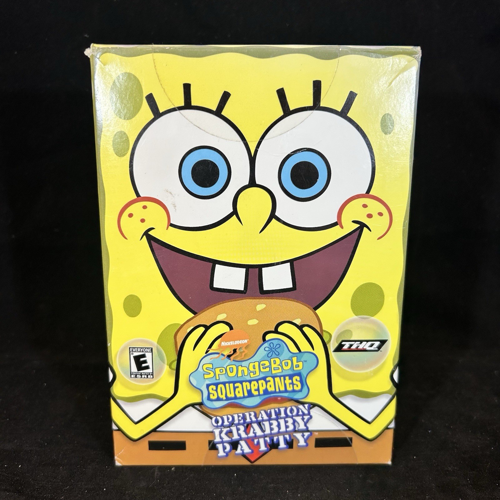 Vintage SPONGEBOB SQUAREPANTS OPERATION KRABBY PATTY PC CD-ROM 2001 NEW OPEN BOX