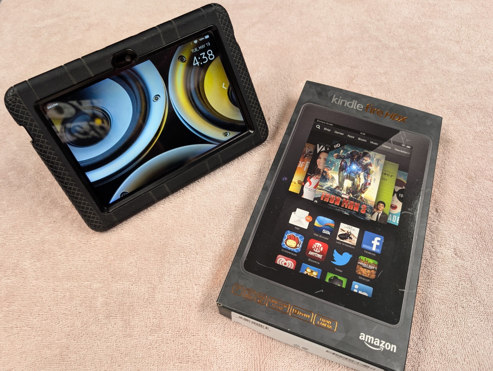 Amazon Kindle Fire HDX 7" 64GB Wi-Fi 2.2 GHZ Quad Core Box 3rd Gen