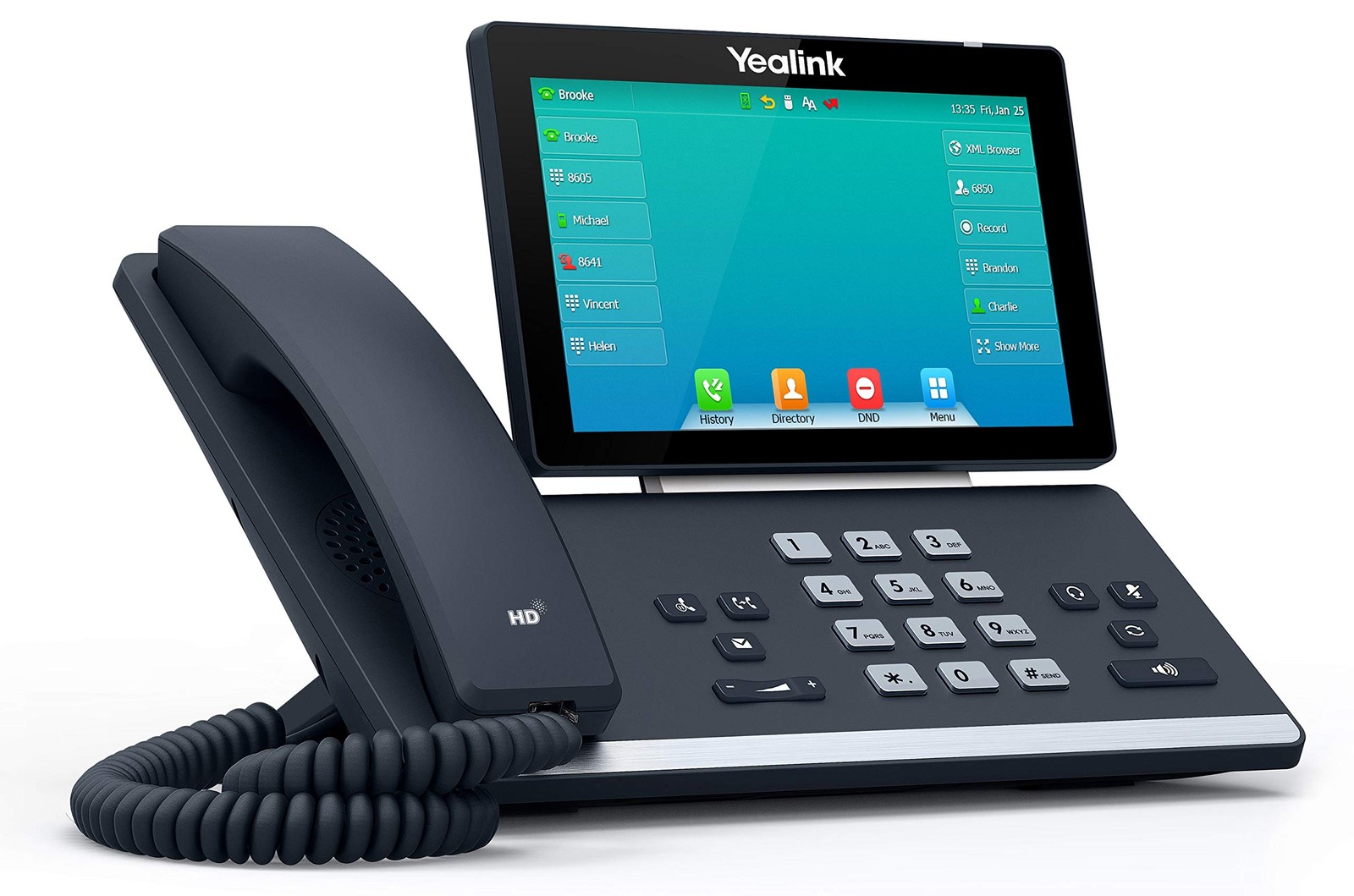 Yealink T57W IP Phone 7\" Touchscreen WiFi 16 Line VoIP SIP-T57W