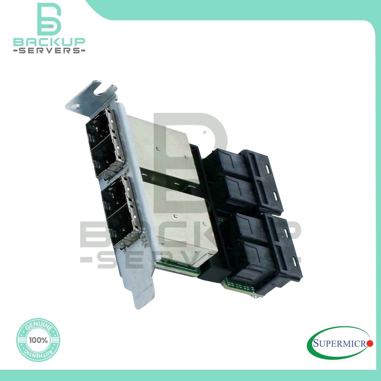 SuperMicro AOM-SAS3-16I16E 16Port Mini-SAS HD Internal to External Cable Adapter