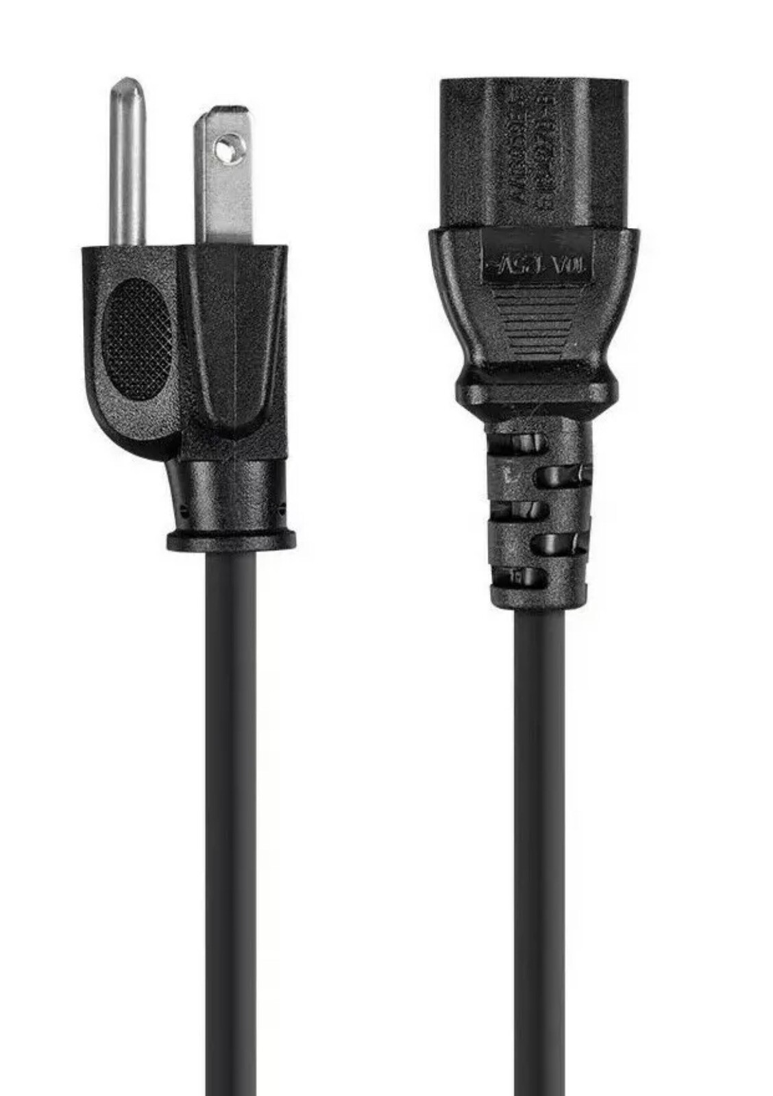 6' POWER CORD cable 3 Prong AC Plug to IEC C13 AWG18 pc amp rack MONOPRICE 5279