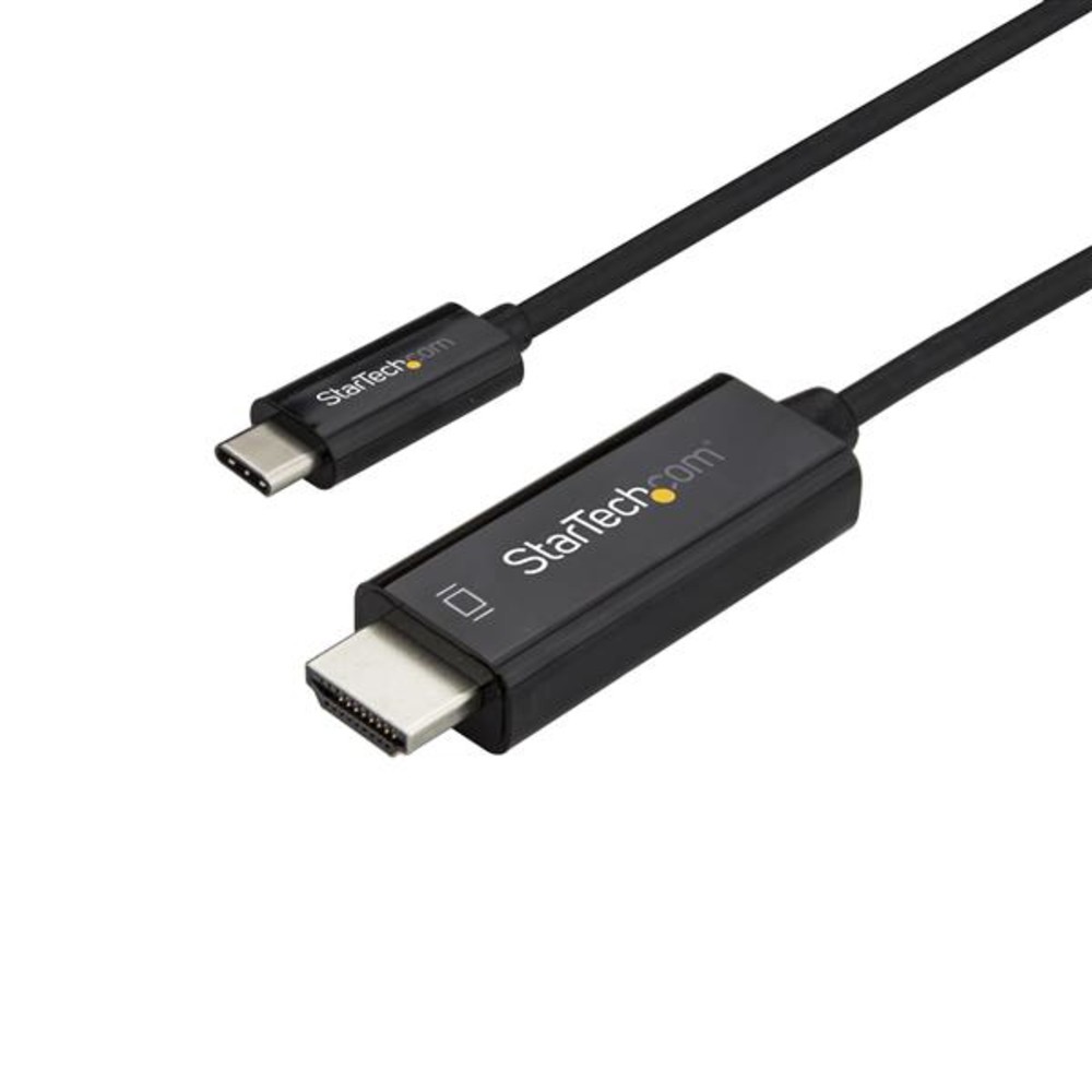 STARTECH CDP2HD1MBNL Black 3.3Ft/1M Usb Type C Dp Alt Mode Hbr2 To Hdmi 2.0